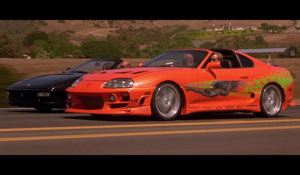 orange car in fast and furious 3