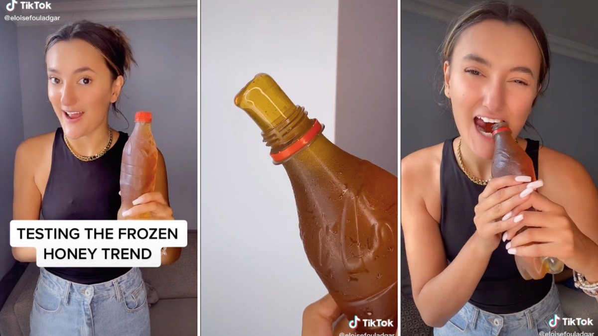 Saudável? Nova moda no TikTok é comer mel congelado