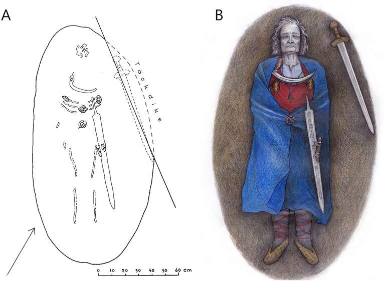 Túmulo medieval na Finlândia pertence a uma pessoa não-binária, diz estudo