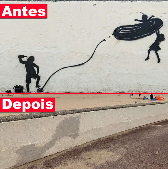 Cidade britânica apaga obra de Banksy considerada “insensível”