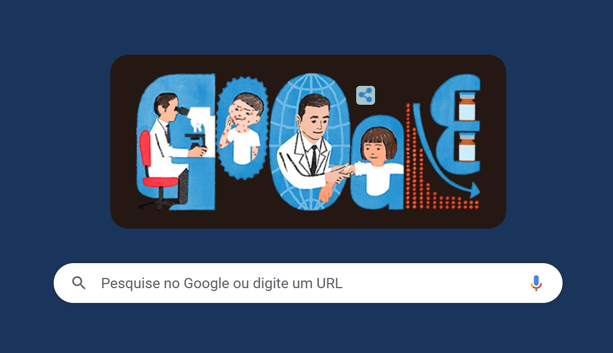 Doodle do Google homenageia o médico japonês Michiaki Takahashi, criador da vacina da catapora