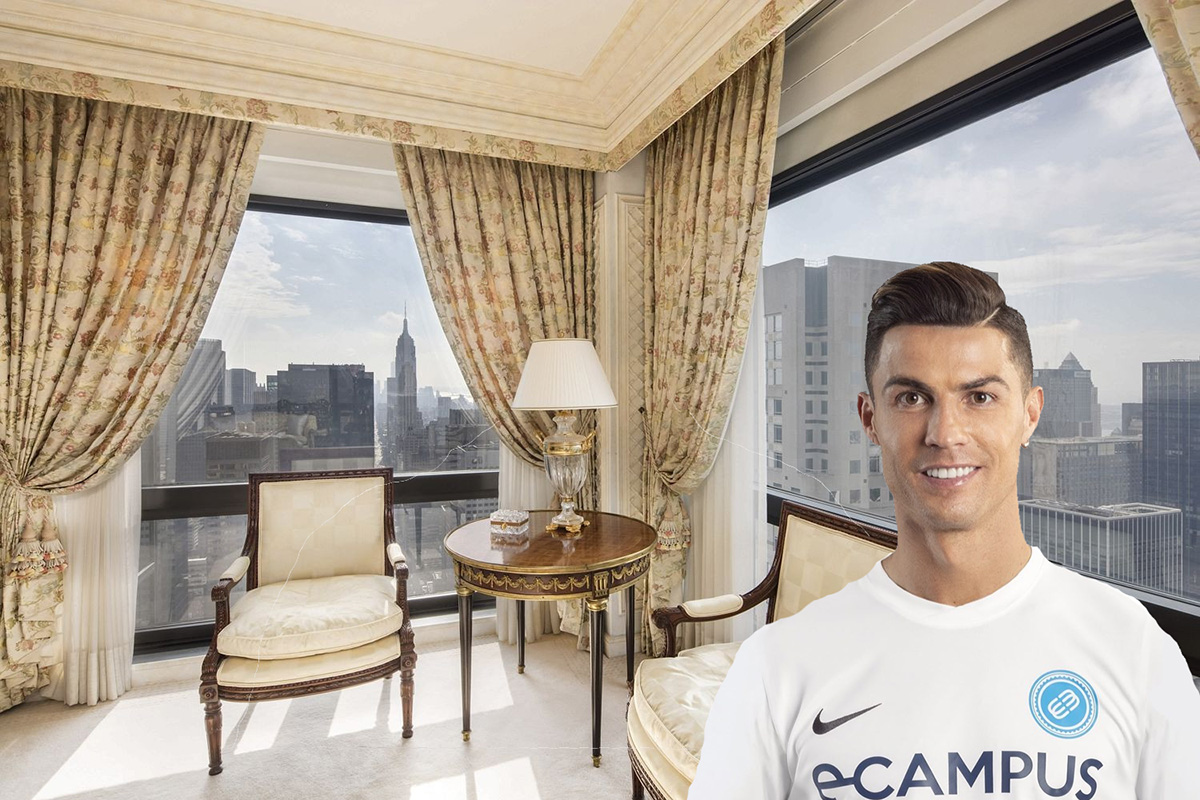 Cristiano Ronaldo perde R$ 36 milhões com venda de apartamento de luxo em Nova Iorque