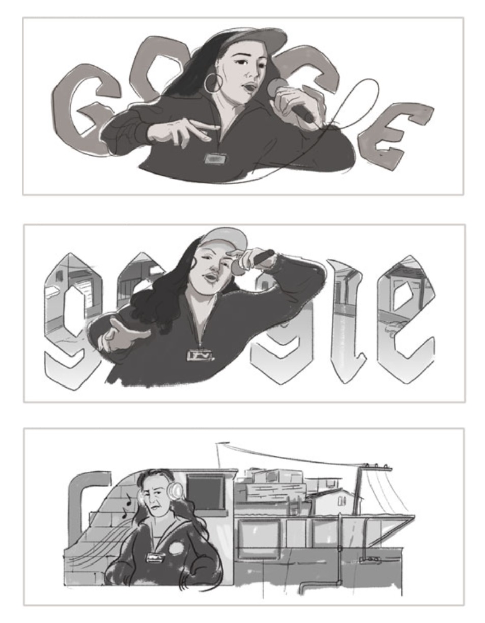 Doodle do Google homenageia o 46º aniversário da rapper Dina Di