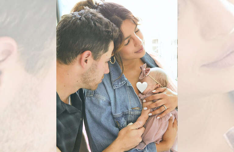 Nick Jonas e Priyanka Chopra compartilham foto da filha pela 1ª vez desde que a pequena saiu da UTI neonatal