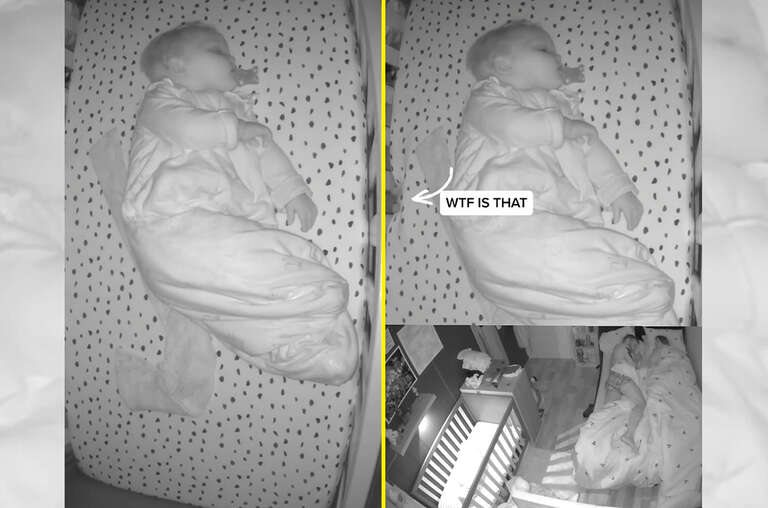 Tiktok: casal americano compartilha vídeo de suposto fantasma ao lado do berço do bebê