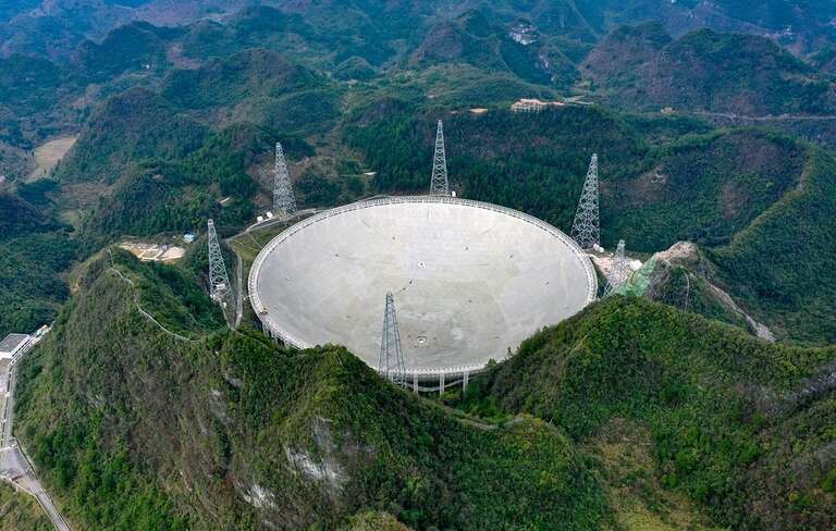 Gigantesco telescópio da China teria encontrado sinais extraterrestres de rádio