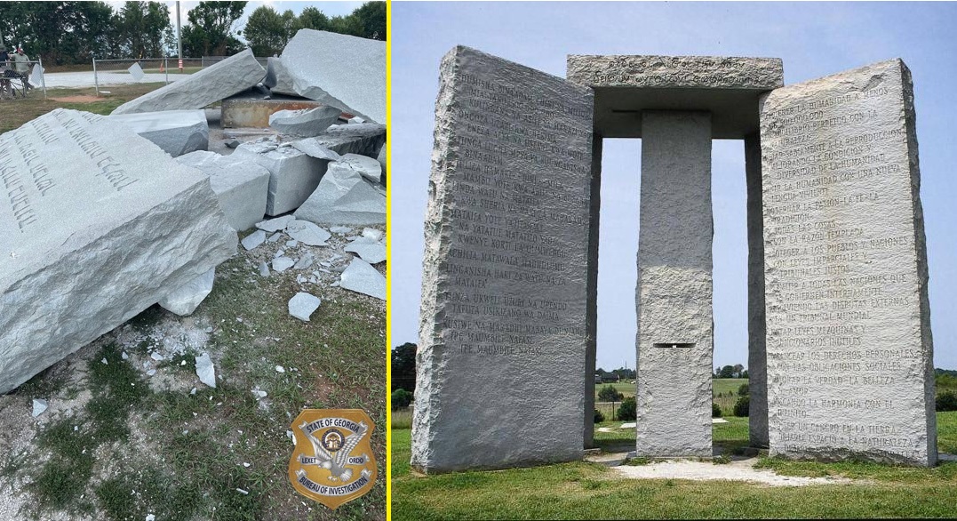 VÍDEO: “Stonehenge&#34; dos EUA é demolido após ataque a bomba