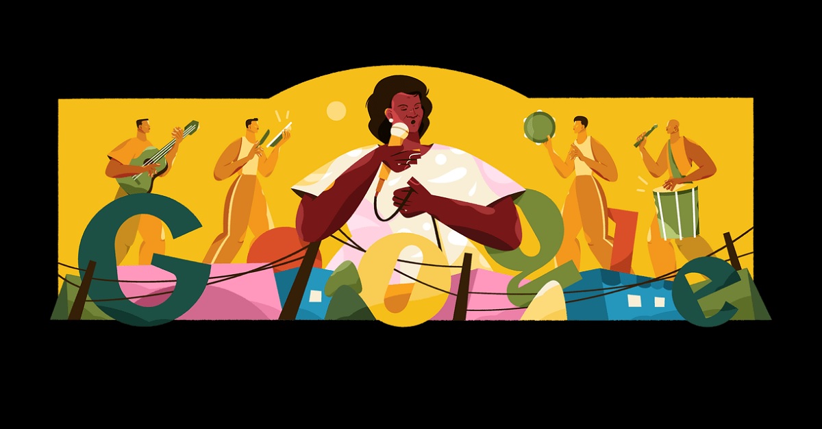 Doodle do Google homenageia os 78 anos de Jovelina Pérola Negra