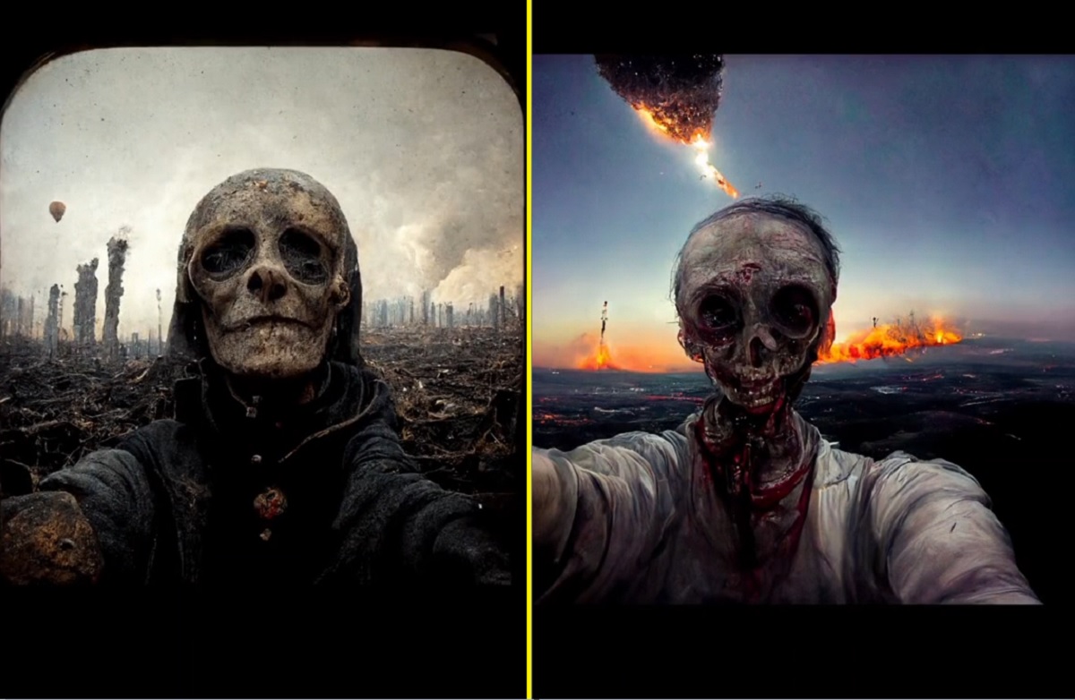 VÍDEO: inteligência artificial cria assustadoras &#34;selfies do fim do mundo&#34;