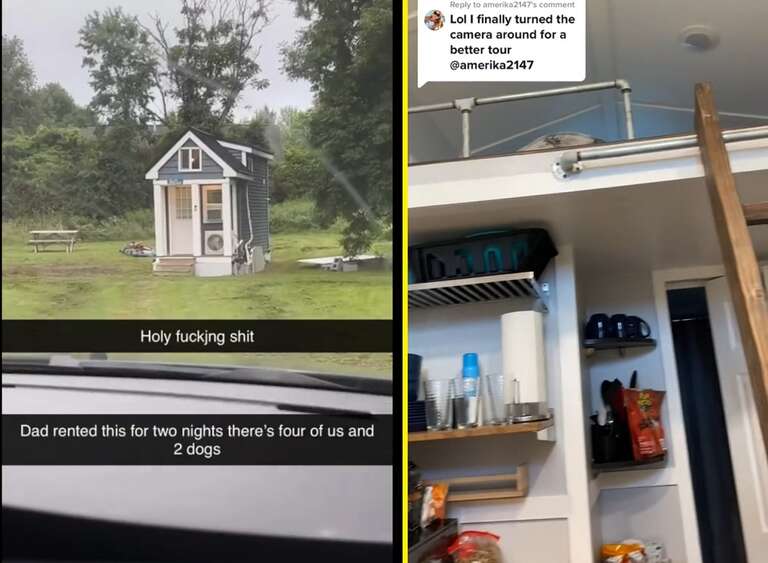 Vídeo de reação da família que alugou casa minúscula nos EUA se torna viral no TikTok  