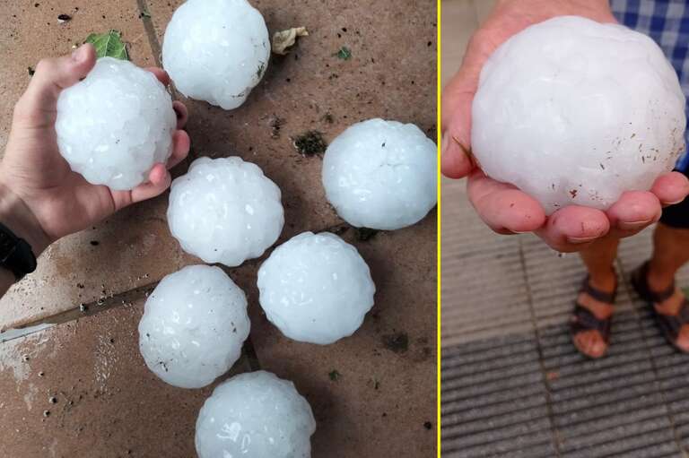 Pedra de granizo mata bebê na região da Catalunha, na Espanha; veja vídeo da tempestade