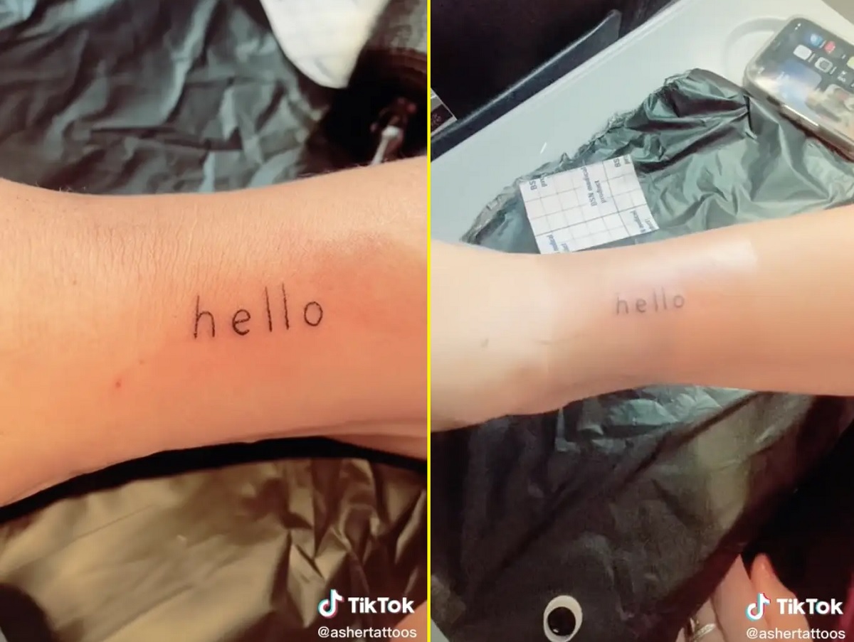 VÍDEO: tatuador canadense se torna viral no TikTok ao fazer tatuagem em pleno voo