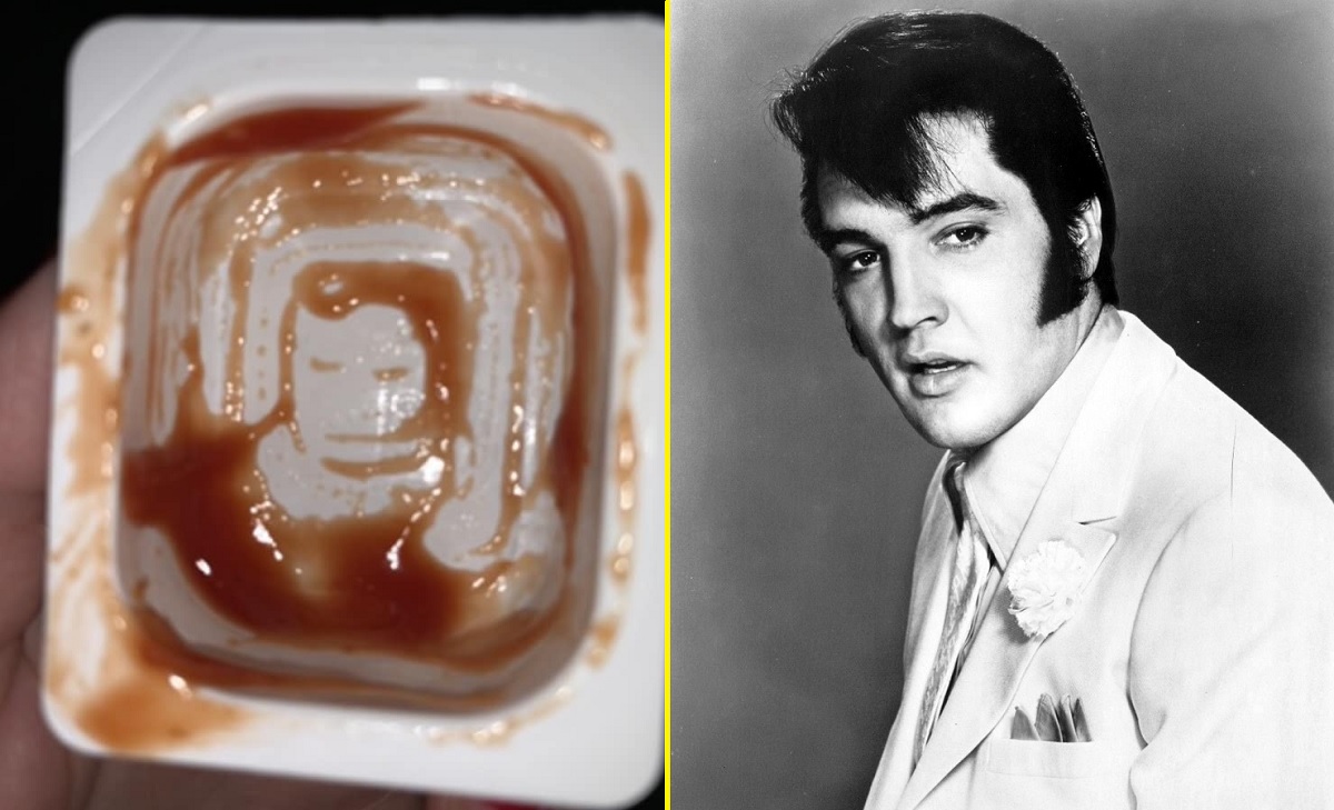 Britânica encontra rosto de Elvis Presley em pote de catchup do McDonald&#39;s