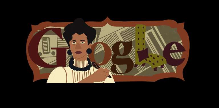 Doodle do Google homenageia o aniversário da psicanalista Virgínia Leone Bicudo