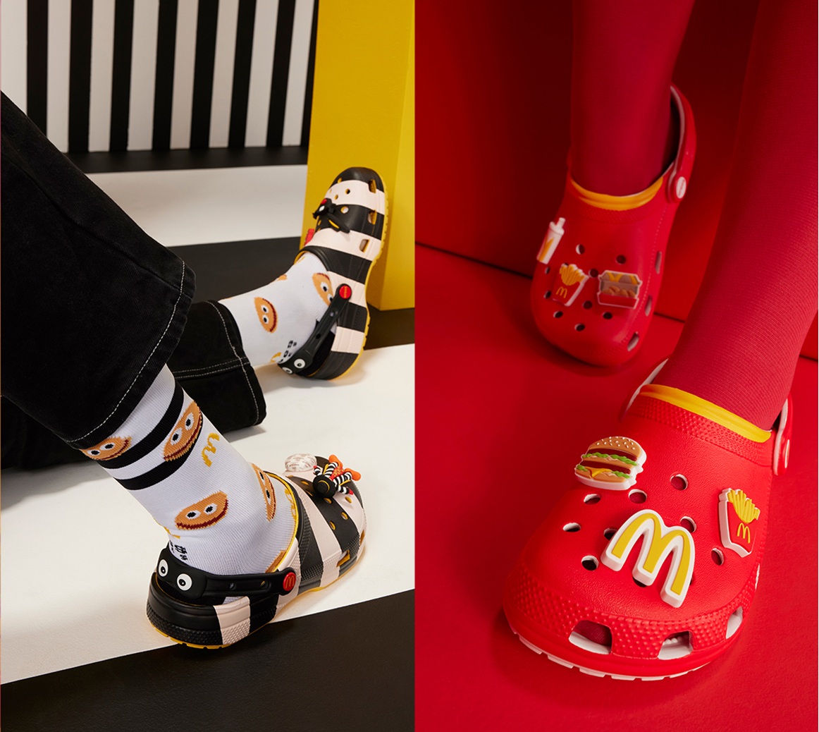 Crocs lança nova coleção de sandálias em parceria com o McDonald’s
