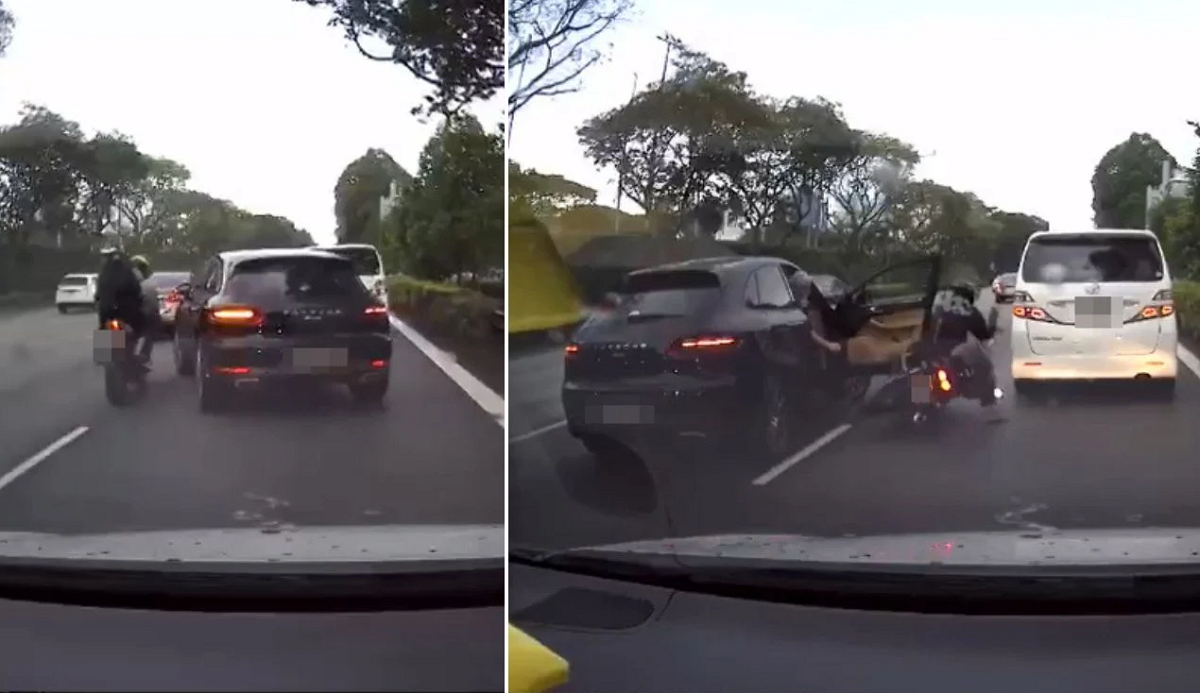 VÍDEO: motorista causa dois acidentes com moto em apenas 12 segundos em Cingapura