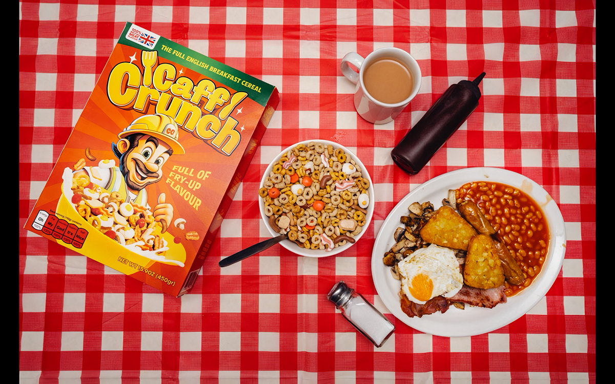 Empresa britânica cria cereal matinal com sabor de bacon, ovo, salsicha, tomate e torrada