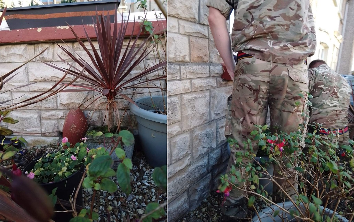 No Reino Unido, casal descobre que enfeite de jardim era uma bomba com mais de 100 anos