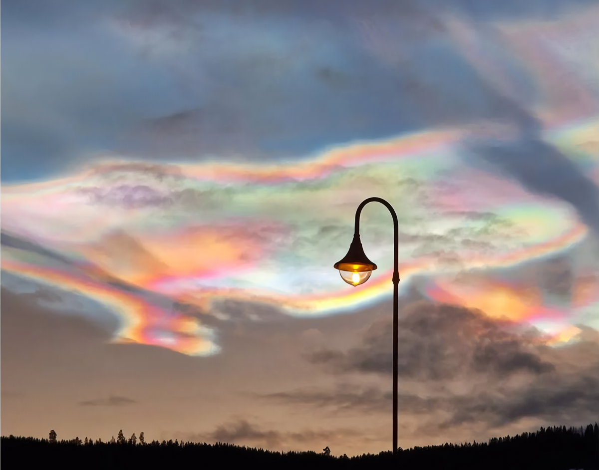 Fenômeno raro deixa o céu do Círculo Polar Ártico cheio de arco-íris