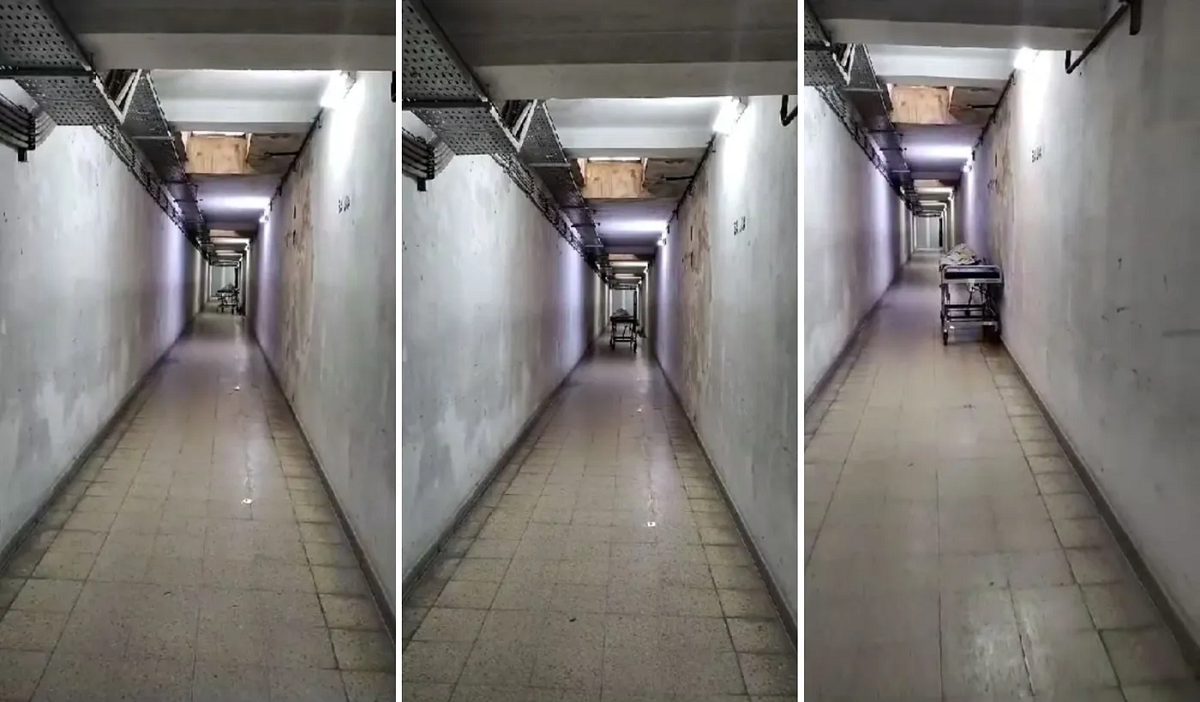 MEDO! Vídeo mostra maca andando sozinha em corredor de hospital na Argentina